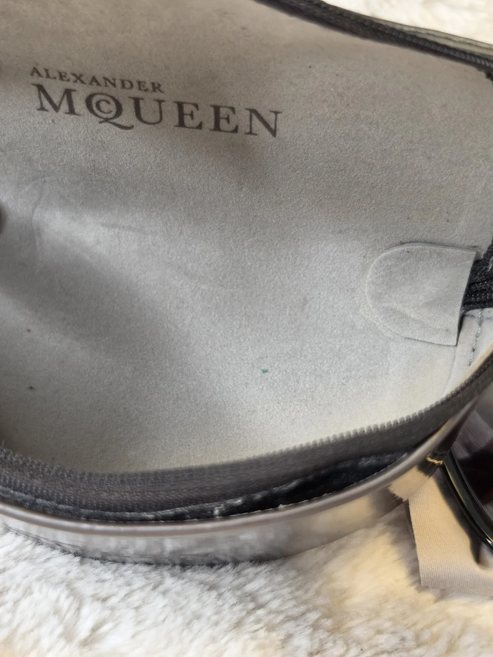 Alexander McQueen Black Oversized Women's Sunglasses